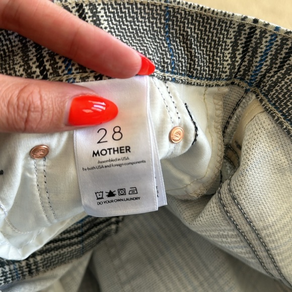 NWT Mother Jeans Insider Ankle Wash Grey/ Blue Jean - Picture 8 of 10